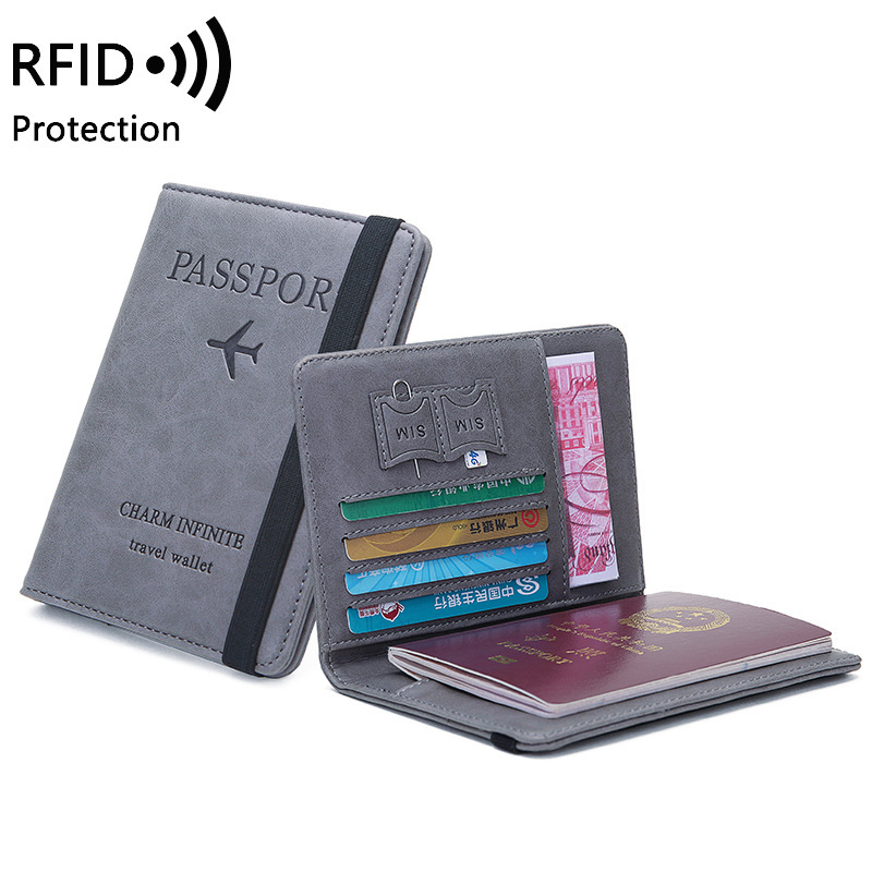 Leather Passport Cover - Bộ Thun Da Hộ Chiếu Passport