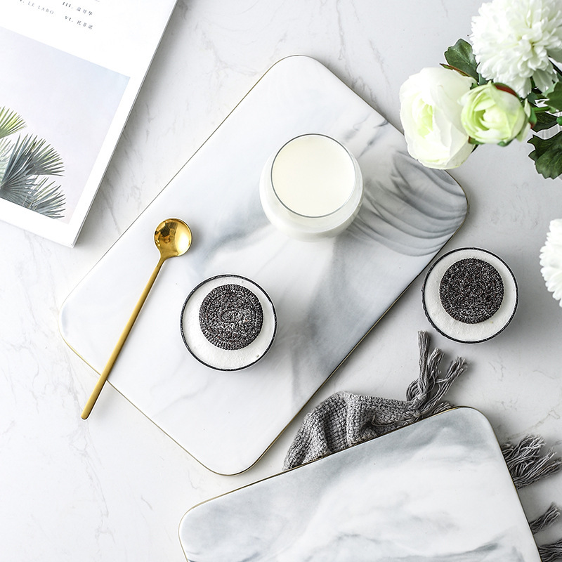 Marble Serving Board - Sáng Tạo Đá Cẩm Thạch Gốm