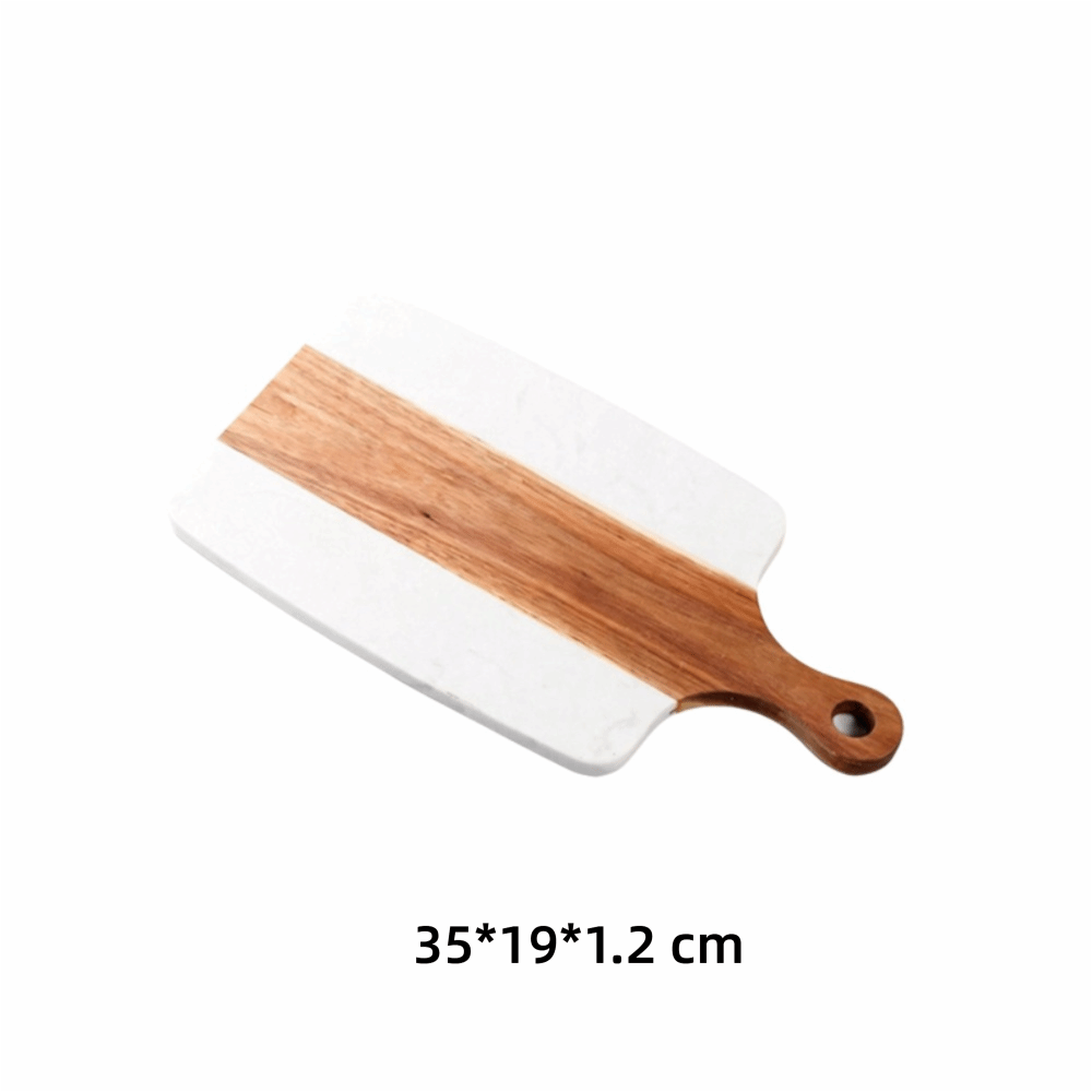 Marble Serving Board - Mold-resistant Marble Wood Cutting Boards Heat-resistant
