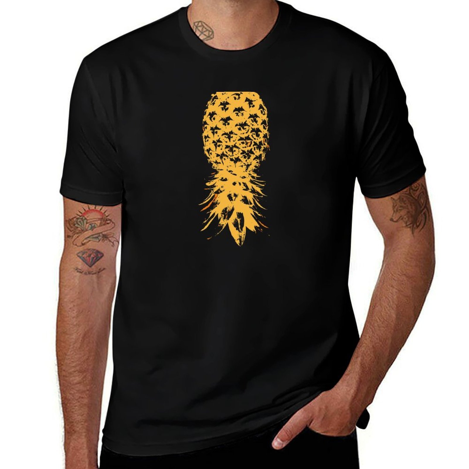 Luxury Lifestyle Us - Swinger Lifestyle Upside Down Pineapple T-Shirt
