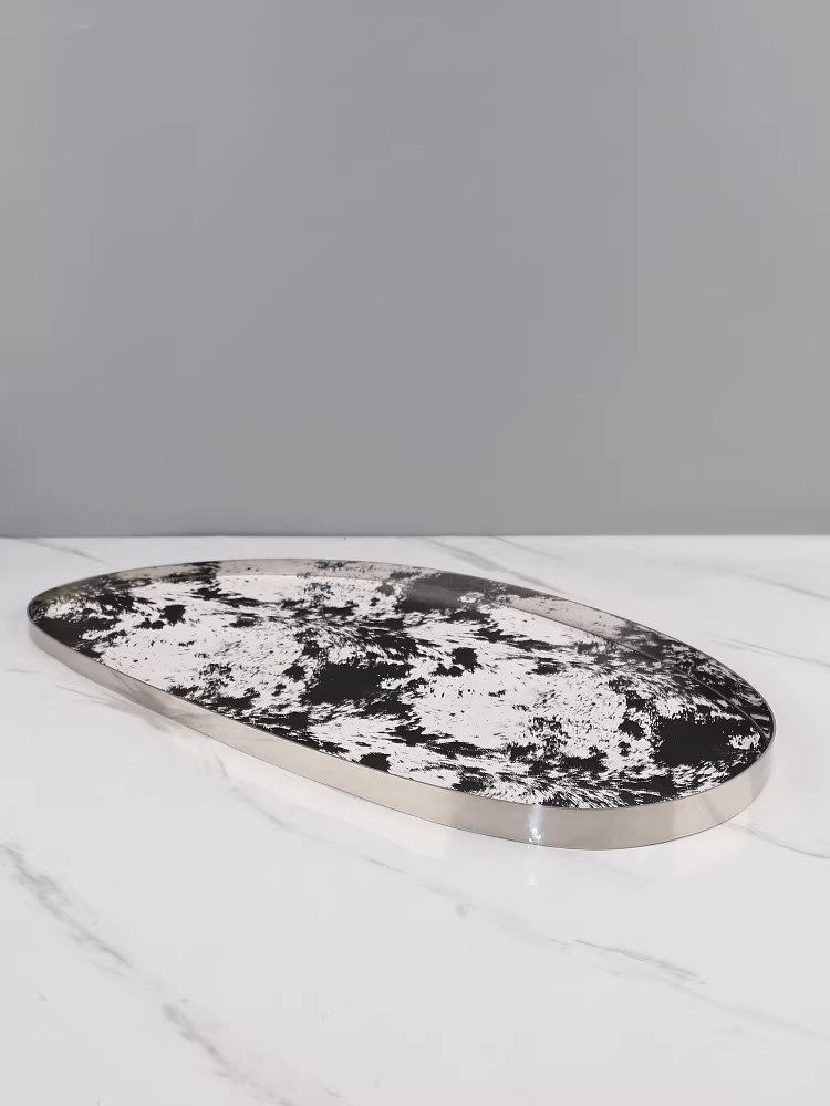 Light luxury Advanced Creativi - đánh giá và giá Marble Serving Board