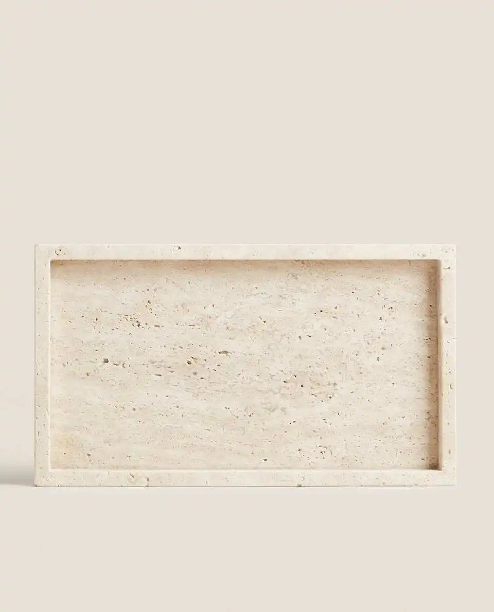 Wabi-Sabi Style Yellow Travert - đánh giá và giá Marble Serving Board