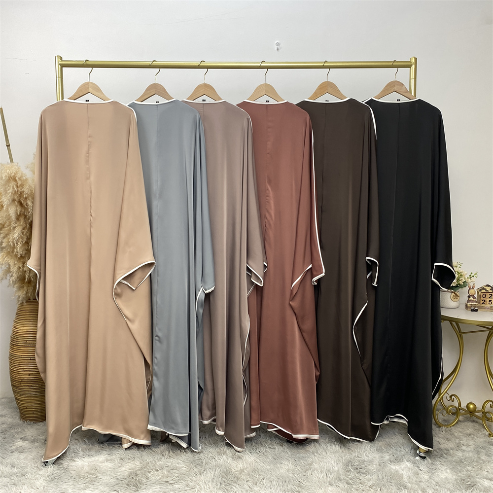 Elegant Satin Abaya Kimono for - đánh giá và giá Luxury Lifestyle Women