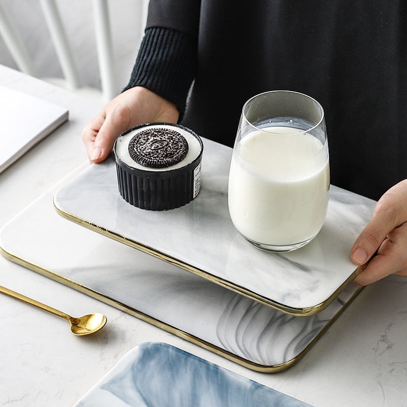Sáng Tạo Đá Cẩm Thạch Gốm Thớt - đánh giá và giá Marble Serving Board