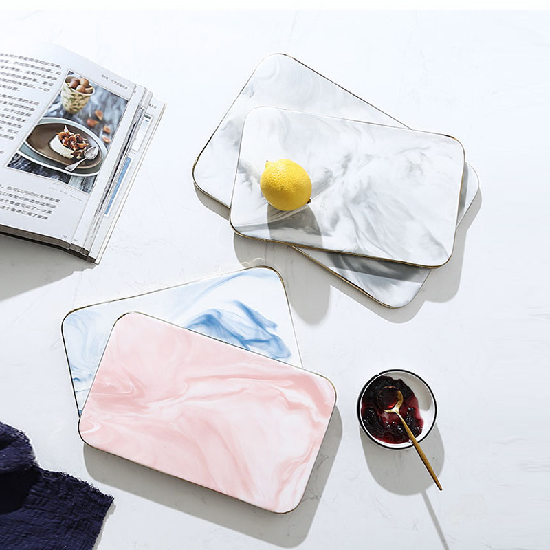 Sáng Tạo Đá Cẩm Thạch Gốm Thớt - đánh giá và giá Marble Serving Board