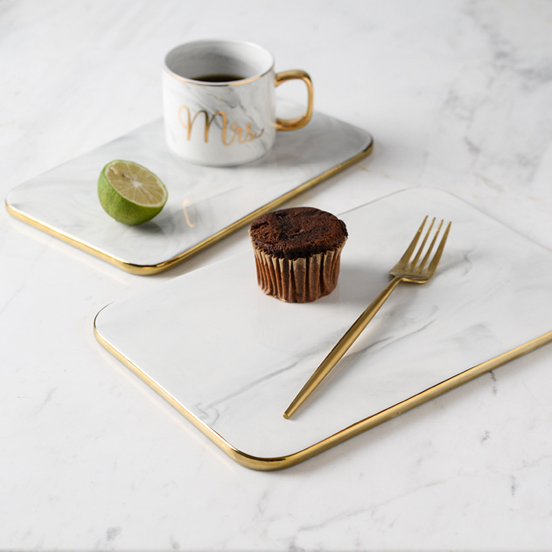 Sáng Tạo Đá Cẩm Thạch Gốm Thớt - đánh giá và giá Marble Serving Board