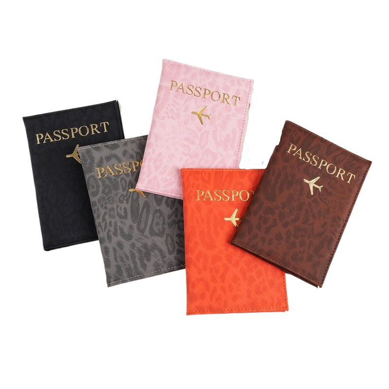 Leopard Print Travel Passport  - đánh giá và giá Leather Passport Cover